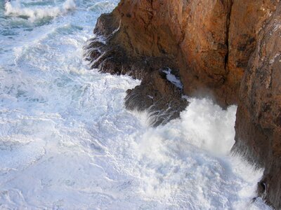 Powerful surf ocean photo