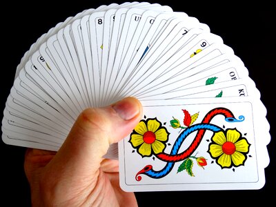 Card game strategy play