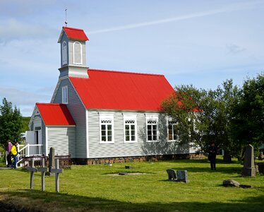 Reykholt iceland church photo