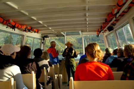 Park Ranger on a Boat Tour photo