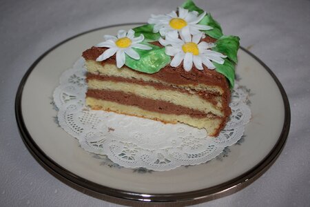Cake chamomile truffle
