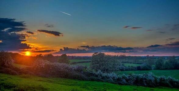 English countryside landscape summer photo