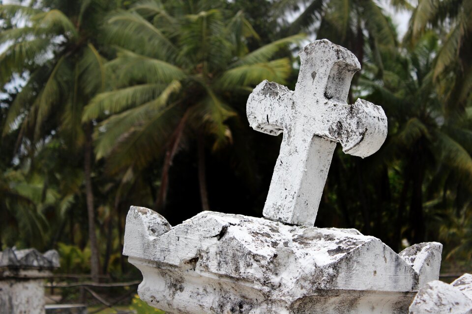 Old cemetery cemetery grave
