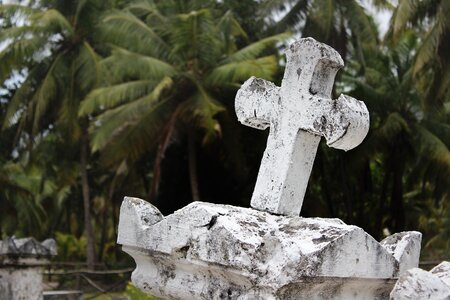 Old cemetery cemetery grave
