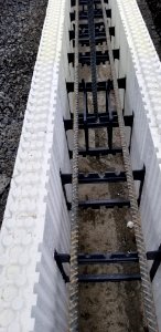 CVNWR Close up of rebar inside forms