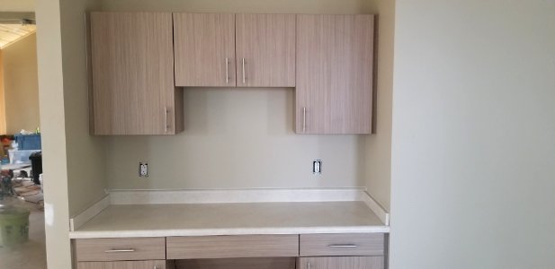 Canaan Valley National Wildlife Refuge Cabinets in multi use room installed