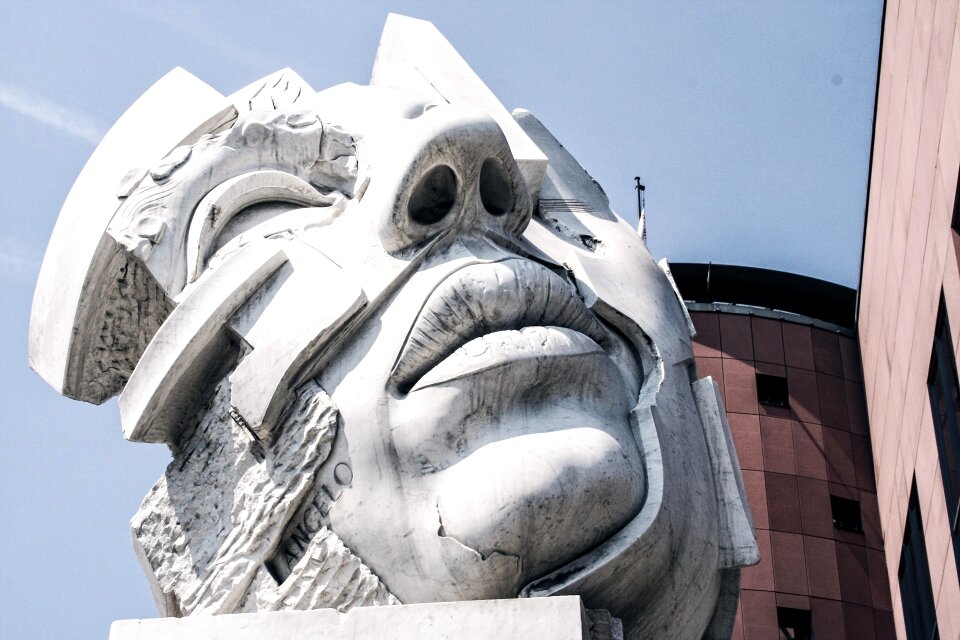 Artwork soldier sculpture