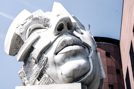 Artwork soldier sculpture