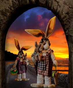 Easter easter bunny greeting card