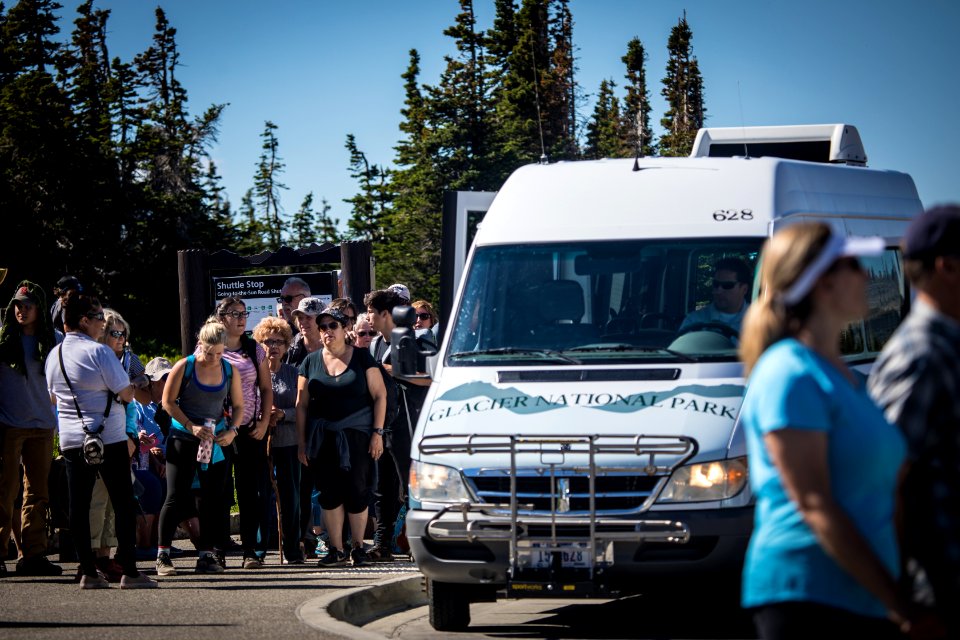 Free Shuttle at Logan Pass