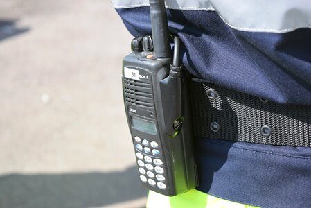 Emergency radio equipment mobile phone photo