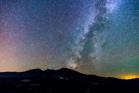 Milky Way over the San Francisco Peaks photo
