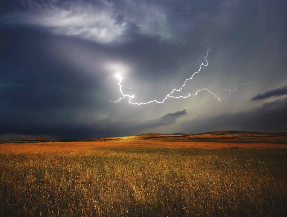 Nature sky thunder