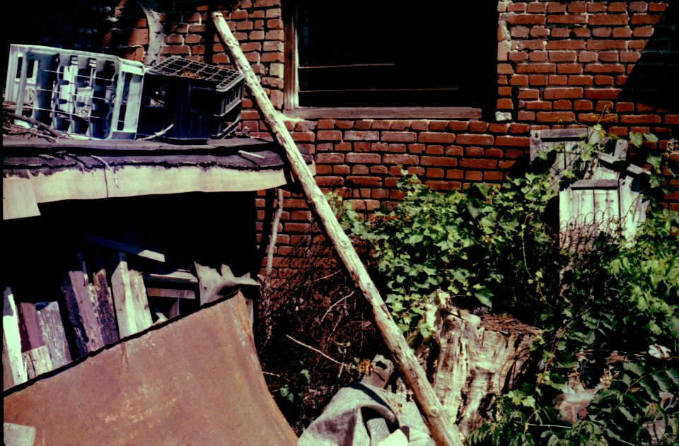 A heap near garage