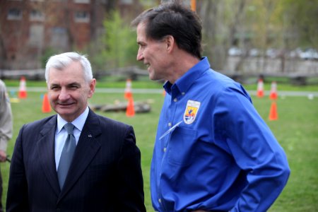 U.S. Senator Jack Reed and Service Director Dan Ashe