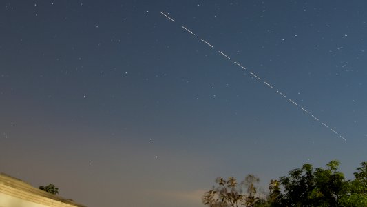 ISS April 22nd 2020 over Vizag photo