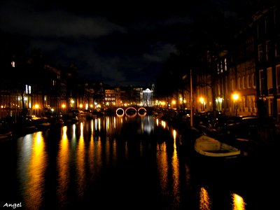 Netherlands at night