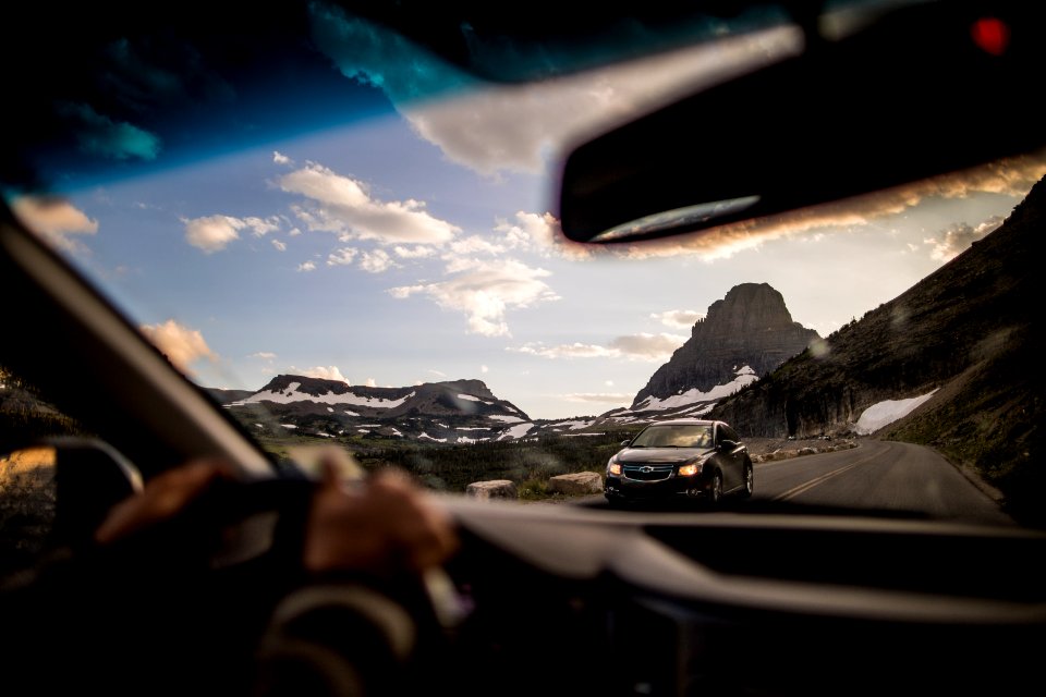 Driving Going-to-the-Sun Road