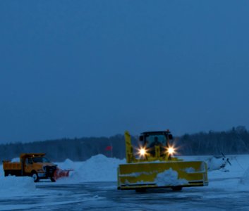 Mansfield Airport Snow Removal, Winter 2010-2011 photo