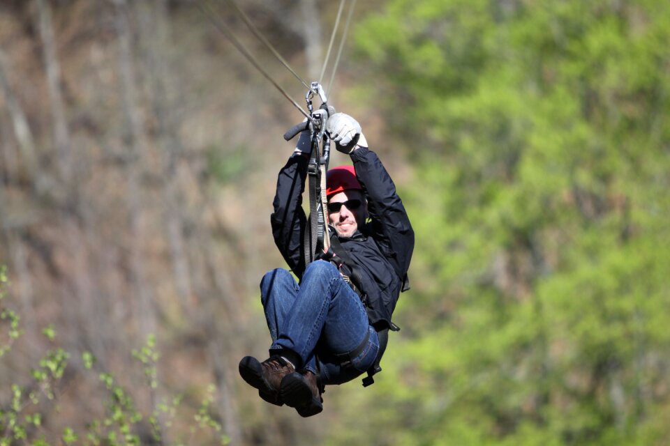Zip line adventure outdoor
