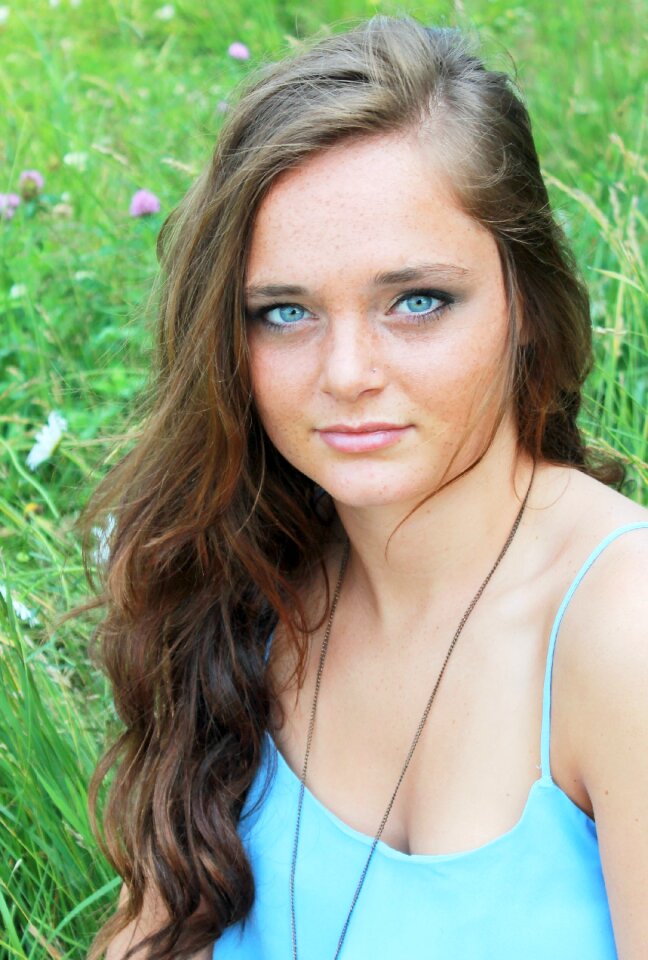 Caucasian eyes person