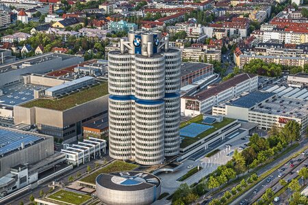 Bmw world olympic park bmw tower photo