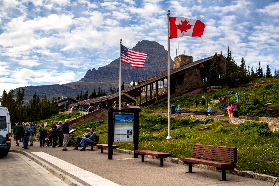 Logan Pass Visitor Center on the Centennial