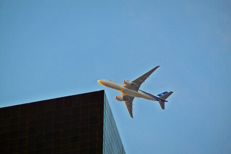 Aviation flying passenger aircraft photo