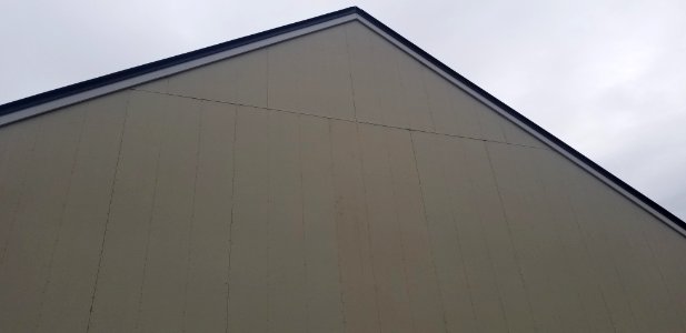 Canaan Valley National Wildlife Refuge - Batten siding installed on west side of facility