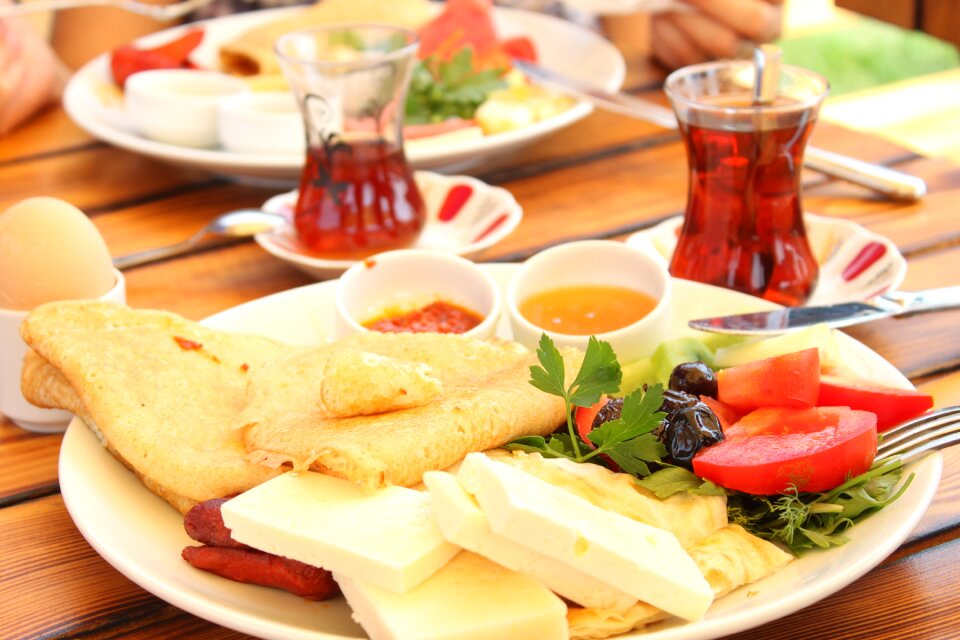 Morning food cheese