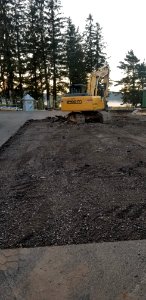 Canaan Valley NWR Asphalt removal prep for new asphalt