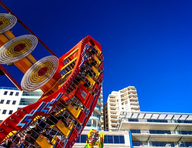 Travel amusement ride