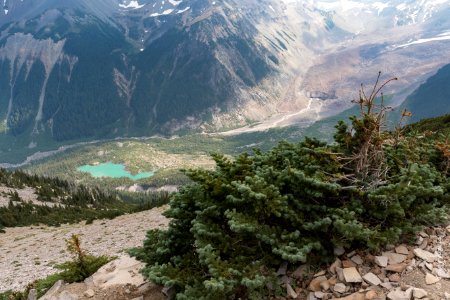 Emmons Moraine Lake photo