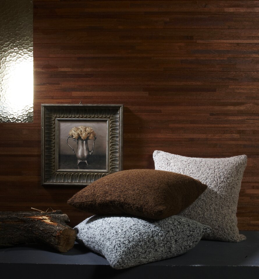 Picture frame cushion brown