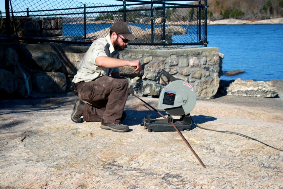 Beginning repairs at Stewart B. McKinney National Wildlife Refuge (CT)