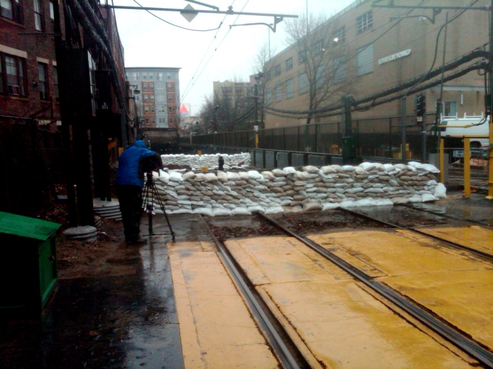 Flooding Boston- Fenway Tunnel Dam, March 15, 2010