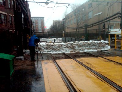 Flooding Boston- Fenway Tunnel Dam, March 15, 2010