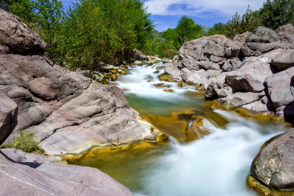 Sally May on Fossil Creek