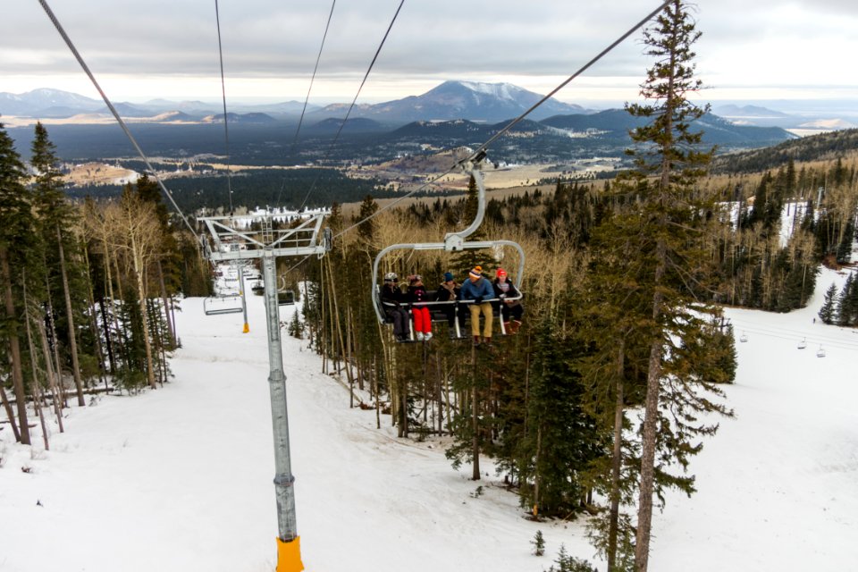 Arizona Snowbowl Grand Canyon Express Ski Lift Opening Celebration
