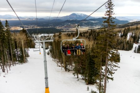 Arizona Snowbowl Grand Canyon Express Ski Lift Opening Celebration