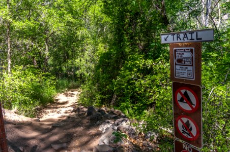 Waterfall Trail on Fossil Creek