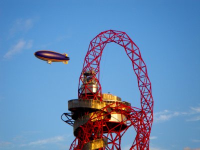 Hot air Ballon over the Orbit
