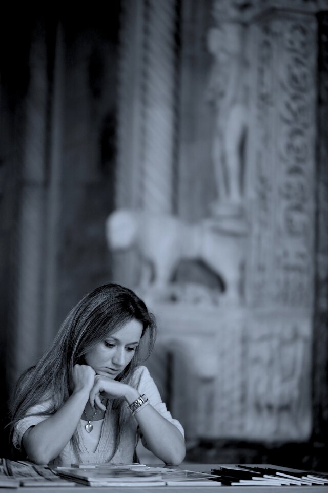 Quiet girl croatia central europe