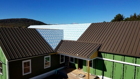 Canaan Valley National Wildlife Refuge - Birds eye view of metal roof
