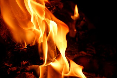 Fire flames macro