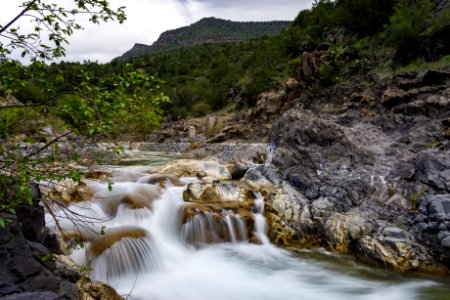 Sally May on Fossil Creek