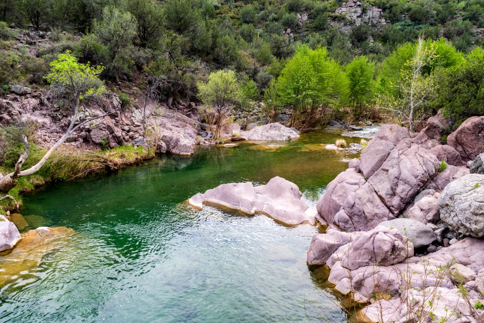 Sally May on Fossil Creek