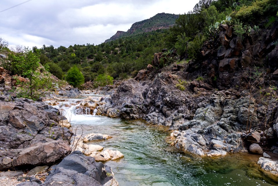 Sally May on Fossil Creek
