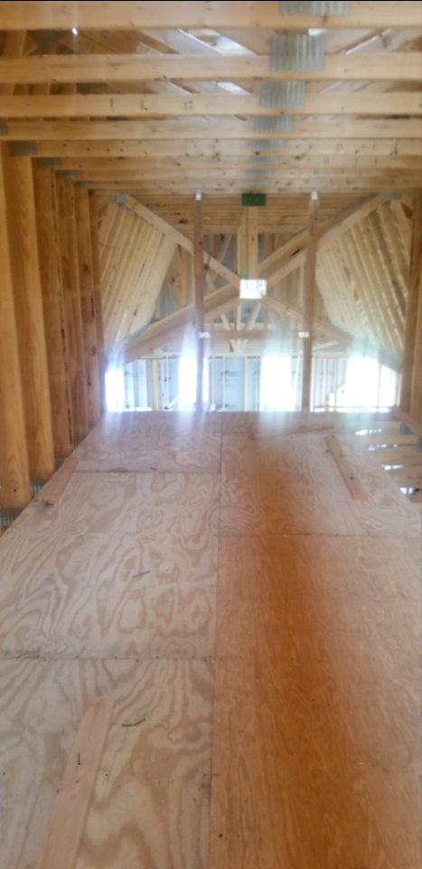 Canaan Valley NWR Mechanical room ending upstairs in attic