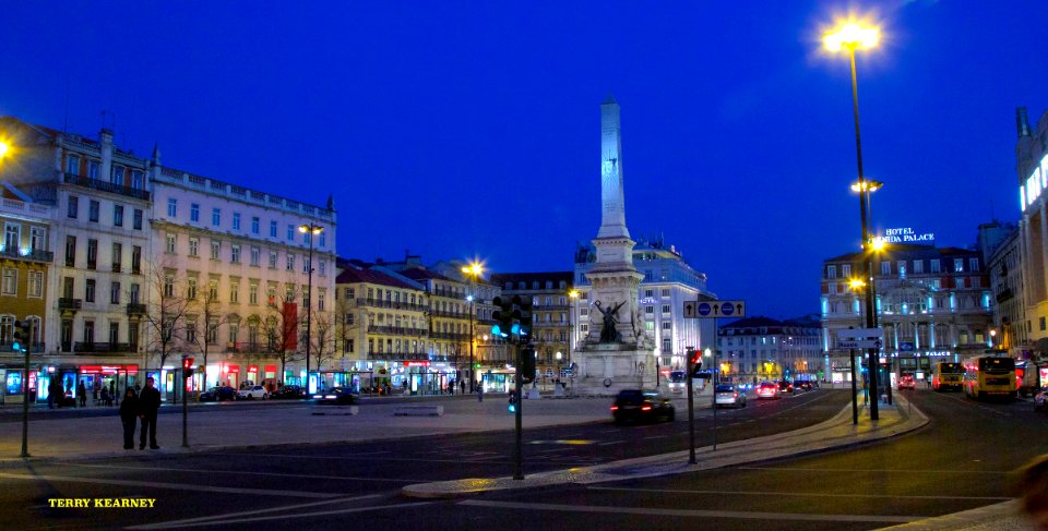 Restauradores Square Lisbon